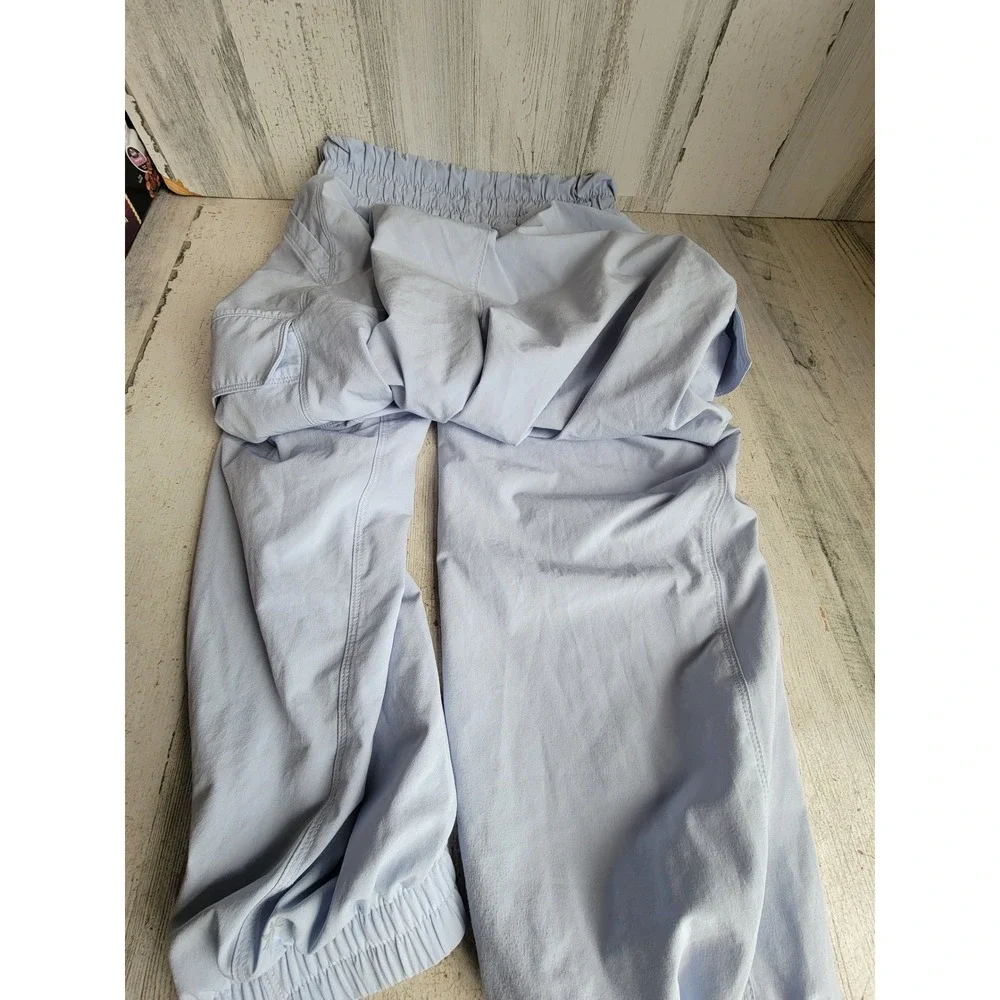 Athleta girl L/12 youth blue pants clothing apparel high-waisted jogger